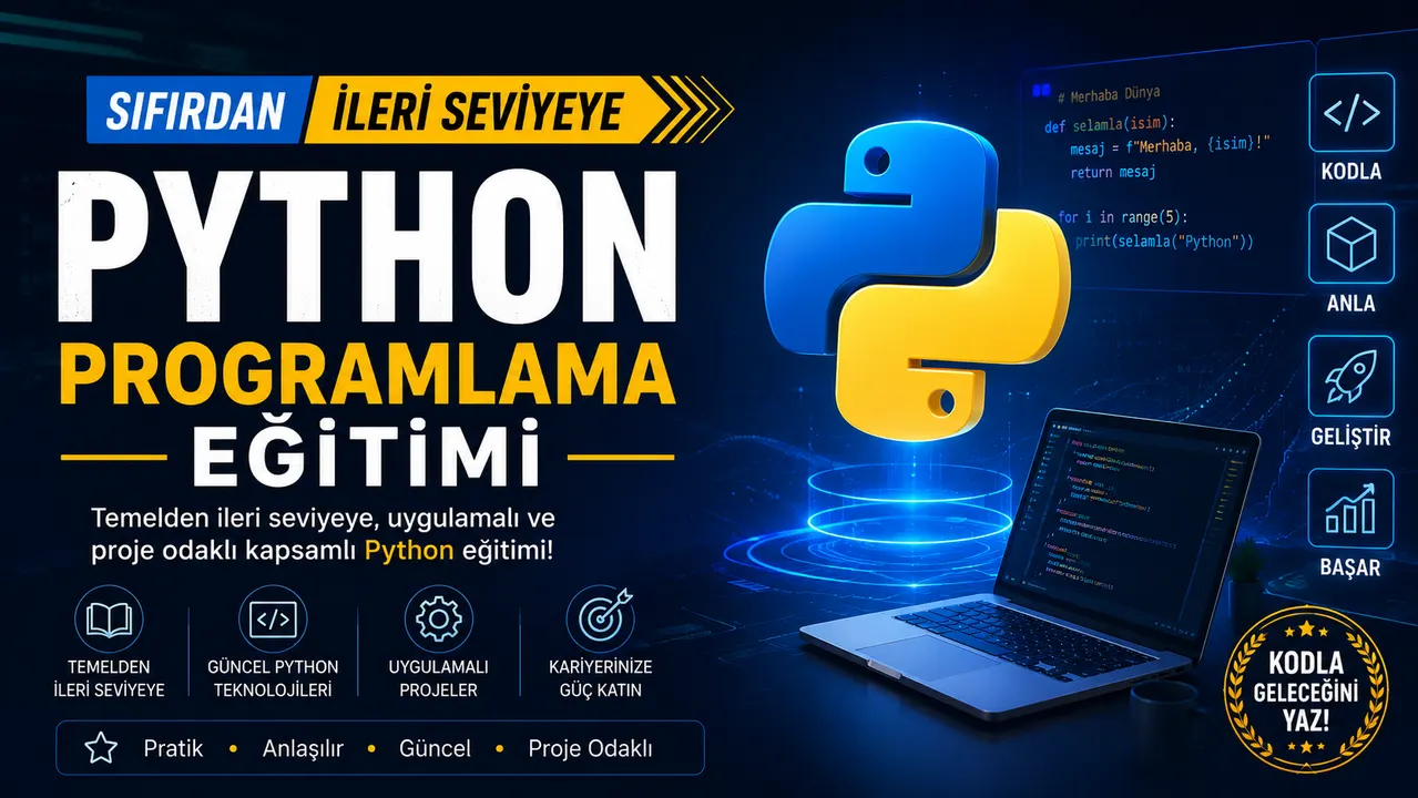Sıfırdan İleri Seviyeye Python Programlama